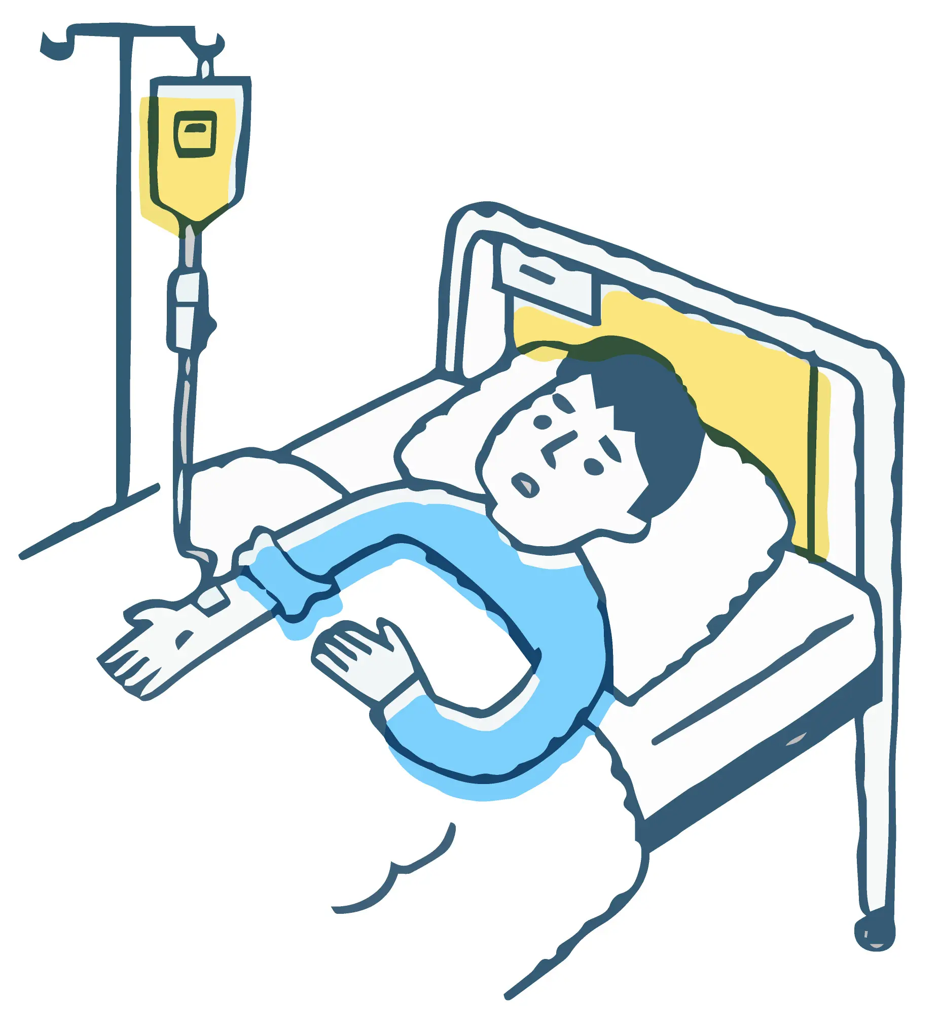 合併症はゆっくり進む